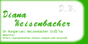 diana weisenbacher business card